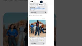 Cardi B sold me, I’m running to @oldnavy​⁠ ASAP ​⁠ ‼️👇🏾❤️