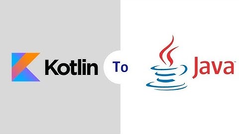 Kotlin code to Java conversion using Android Studio Bangla