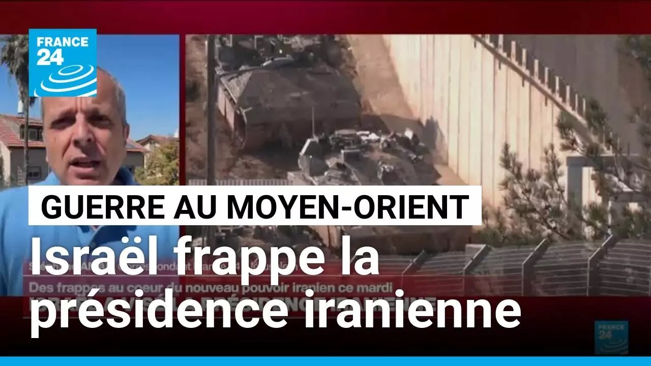 Israël frappe la présidence iranienne et le Conseil de sécurité à Téhéran • FRANCE 24