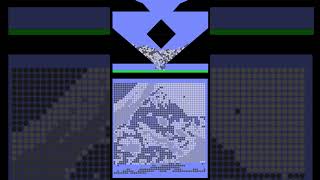 Pixel Art with Marbles - Algodoo  #marble #pixelart #pixel #algodoo #fyp #canicas #cat