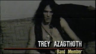 MORBID ANGEL satanic panic news report- live interview/footage - The Axiom Houston TX 6/09/90