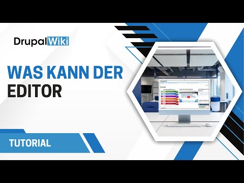 Drupal Wiki - Tutorial: Was kann der Editor?