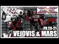 Planet X PX20 PX21 VEJOVIS AND MARS Transformers Fall of Cybertron RATCHET AND IRONHIDE