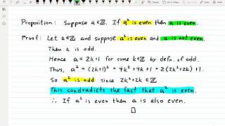 Set Theory and Logic   Lecture 23   Proving Conditional Statements By Contradict