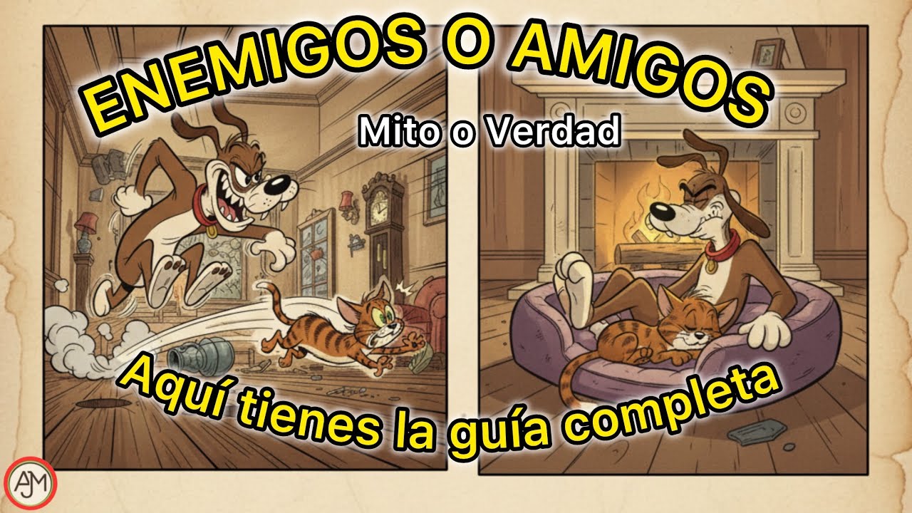 🐈‍⬛ De RIVALES a AMIGOS: La ÚNICA Forma de que Vivan Juntos 🐕