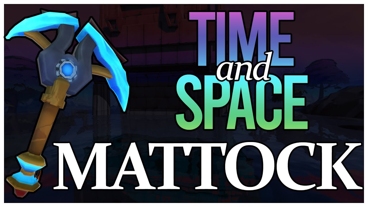 Buying the Mattock of Time and Space in Runescape for 500M... - YouTube