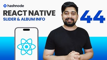 Slider and album info in react native
