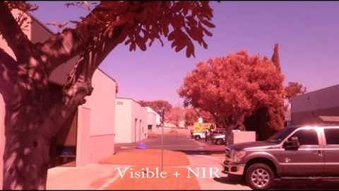 NIR Smartphone Camera Sensing Info Video
