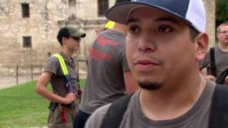 San Antonians march in vigil for firefighter Scott Deem