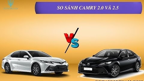 So sánh các phiên bản camry 2023 năm 2024