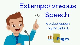 Extemporaneous Speech (Video Lesson by JellSoL)