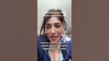 When Neurotypical Aggression Gets Overlooked 😶 #AutismAwareness