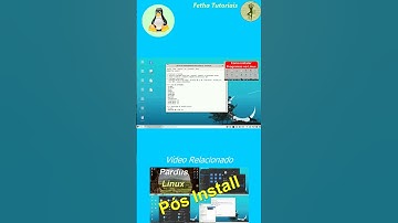 Pardus Linux Pós instalação. PARA PC FRACO