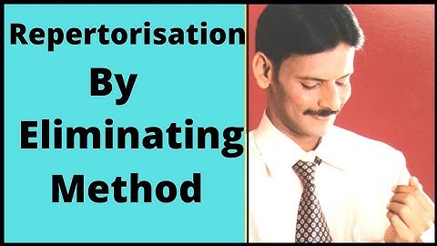 How repertorisation done,repertorisation methods Eliminating repertorisation method Homeopathyclass