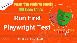 Playwright Tutorial 2.1 | Run Your First Playwright Test Step by Step (Beginner Friendly)#playwright