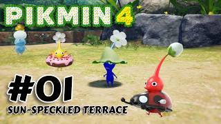 Can we find the hidden decor pikmins in Sun-Speckled Terrace? |Part 01| Pikmin 4 gameplay