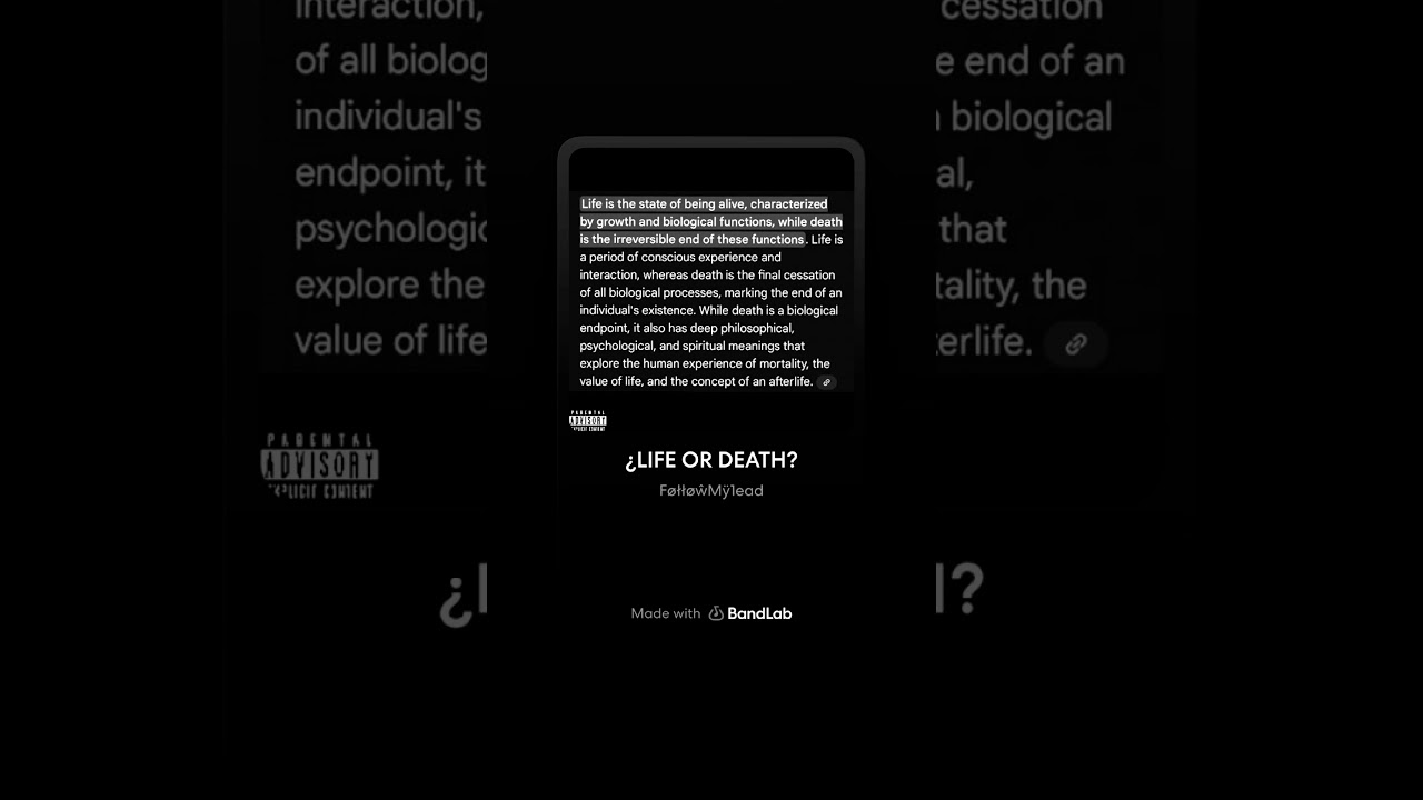 FøłłøŵMÿ1ead- ¿LIFE OR DEATH? 