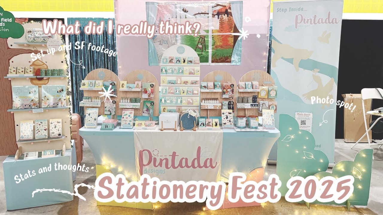 Stationery Fest 2025 | My real thoughts about the event? Setting up my display, how much did I make?