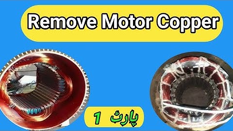 How to Remove  Motor  Windingwire   /simple  way #motor #winding