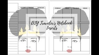 How to Make a TN (Traveler's Notebook) Insert using Canva