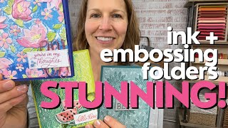 New Way To Use Embossing Folders For A FauxFabric Technique