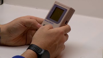 Playing Tetris on a Nintendo GameBoy, ASMR, no talking
