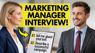 MARKETING MANAGER Interview Questions and Answers! How to PASS a Marketing Interview