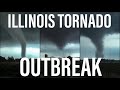 Illinois TORNADO OUTBREAK - Destructive Tornadoes near Chicago (4K) - Sycamore, IL - 8/9/21