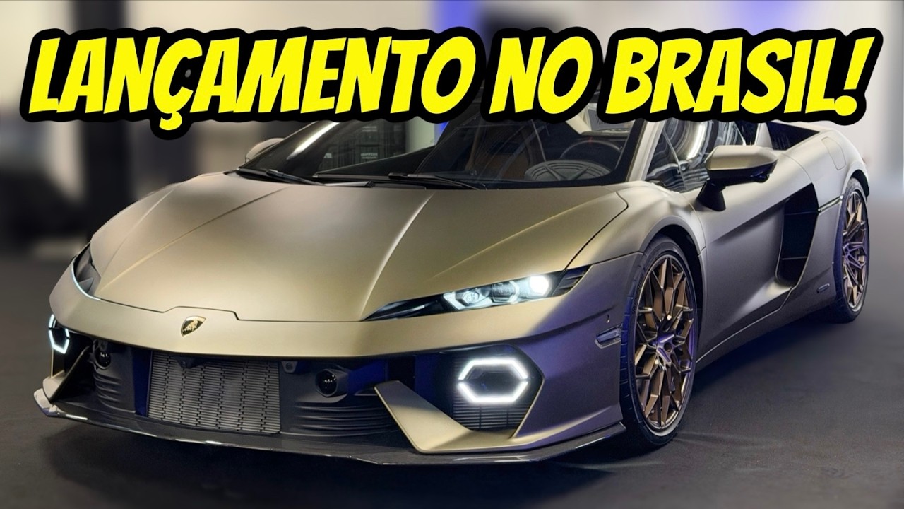 Nova Lamborghini Temerario - Lançamento No Brasil! Esportivo E Luxuoso