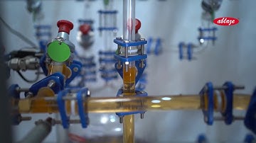 Rota flow meter with glass pipe | Ablaze glass works