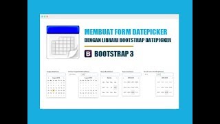 DEMO Tutorial Membuat Form Datepicker dengan Bootstrap 3