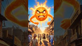 “Dhoop Got No Chill ☀️💀”#trending #funny #viralvideo #cartoon#memes #explore ##dhoop #garmi #summer