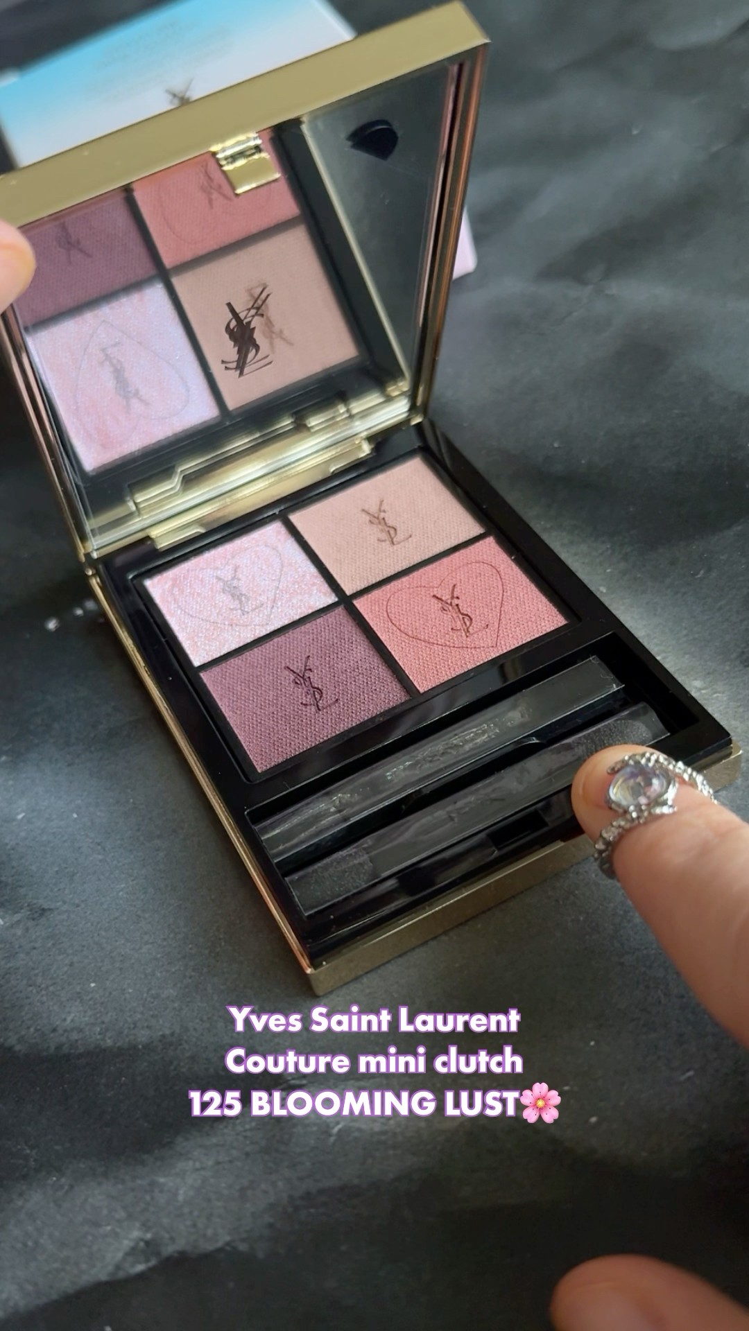 YSL Couture mini clutch 125 BLOOMING LUST eyeshadow palette