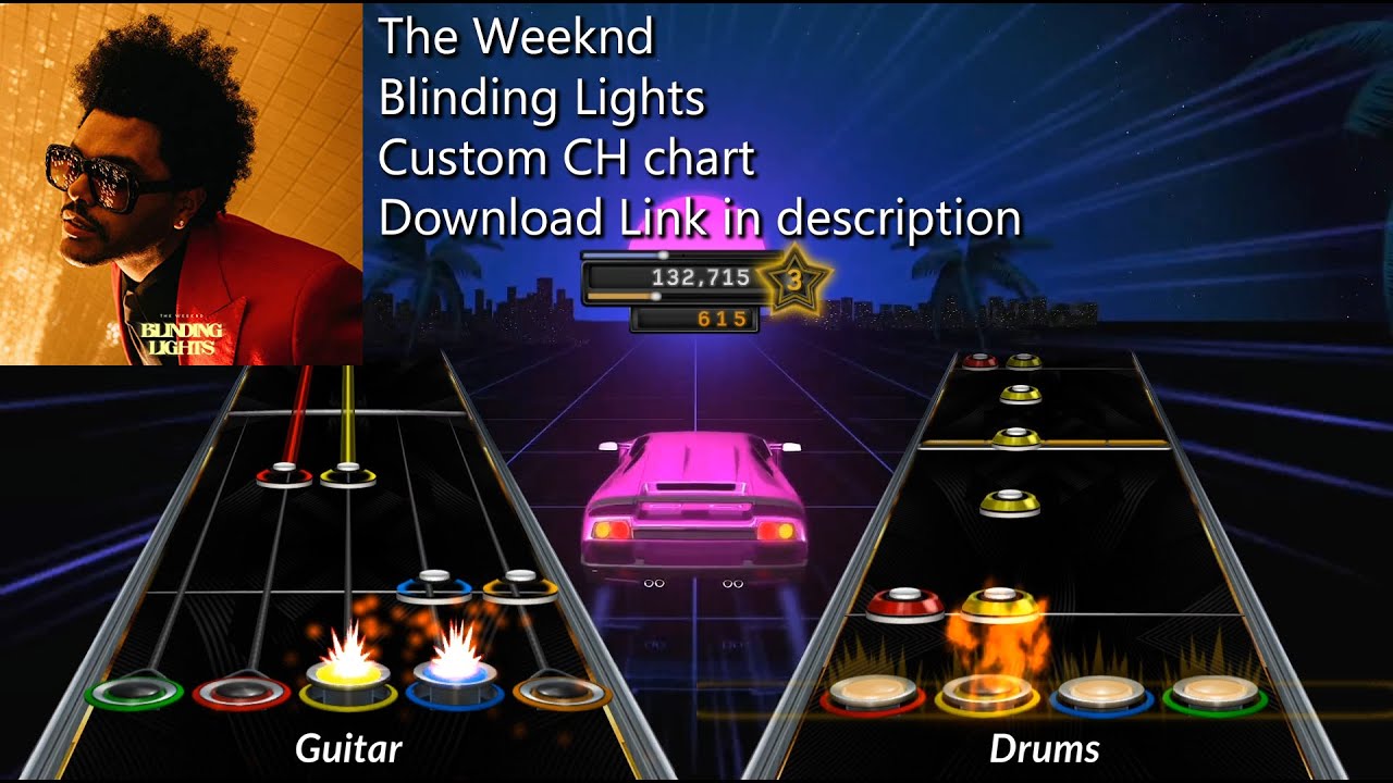 The Weeknd - Blinding Lights // Custom Clone Hero Chart by TheGoatMan
