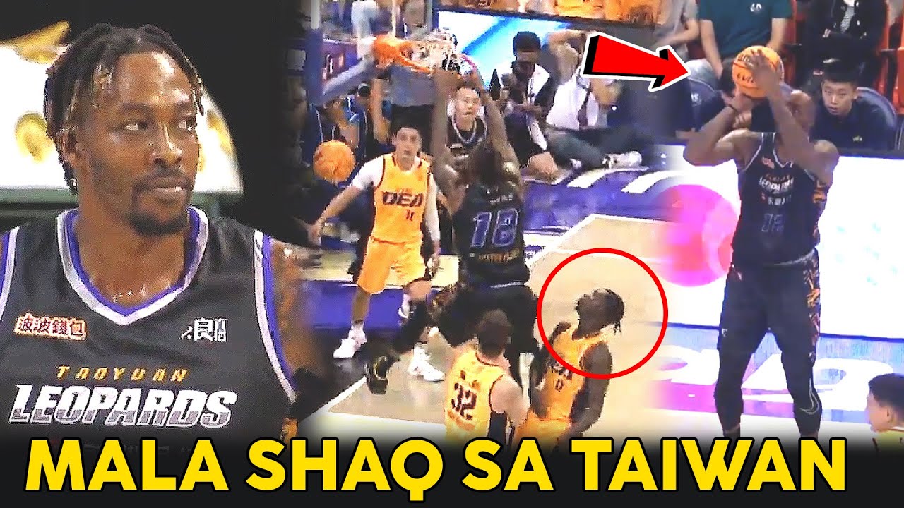 Halimaw Agad Ang Debut Game Dwight Howard Sa Taiwan Beast Mode 38 Pts