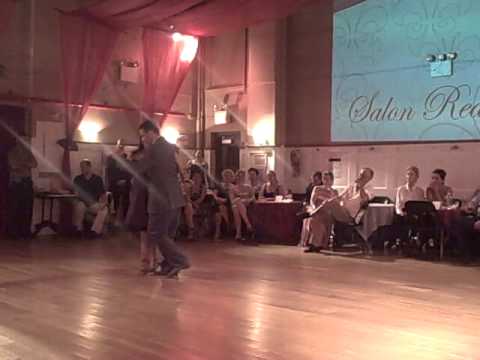 Carolina Jaurena and Andres Bravo at SALON REALE, nyc 2013 - Argentine Tango