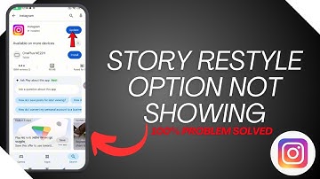 Fix Instagram Story Restyle Option not Showing Problem — 2025 Working Solution