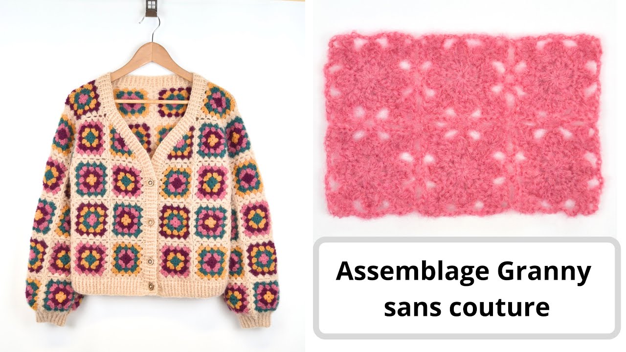 Comment assembler des granny squares sans couture ?