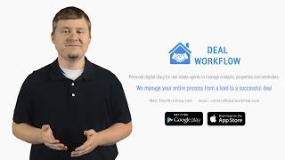 Real Estate Agents CRM App Intro: DealWorkflow.com screenshot 1