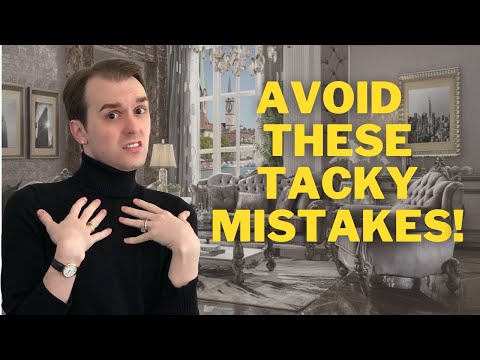 Top 5 TACKY Interior Design Mistakes Making Your Home Look CHEAP!