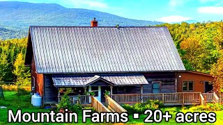 Vermont Farmhouse For Sale | $250k | 20  acres | Vermont Mountain Farms | Vermont Real Estate