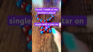 Kandi i made at my borther's place #kandi #bracelet #fyp