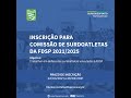 Inscrição para Comissão Surdoatleta do PR