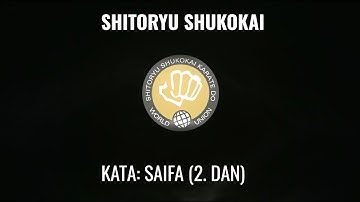 Kata Saifa - Shitoryu Shukokai Karate - pres. by Shihan Prof. Dr. Thomas Hausner, 8. Dan Kyoshi
