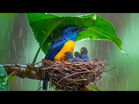 After 5 minutes listen, you will restore quickly 🌧️ Soothing Rain and Birdsong to Rest Your Mind 🍃🐦