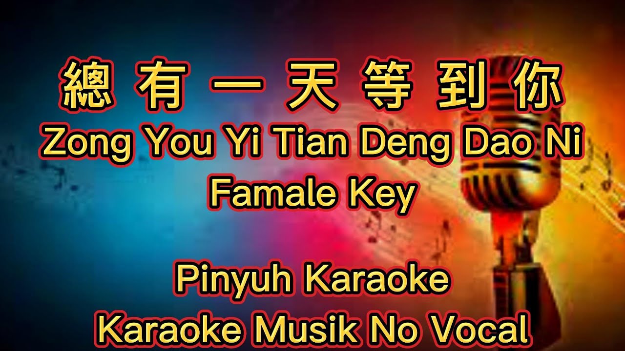 Zong You Yi Tian Deng Dao Ni - 總有一天等到你 - Karaoke - Musik No Vocal