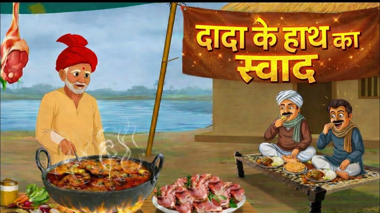 दादा की हांडी बिर्यानी | एक हांडी, हजारों दीवाने |  desi food story#Muttonstory#VillageStory