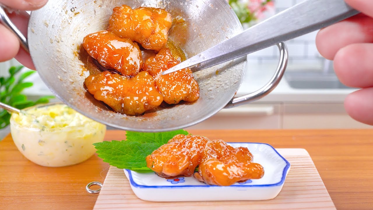 世界一おいしいミニ南蛮チキンのレシピ | The World's Most Delicious Miniature Nanban Chicken | ちびワールド | Chibisekai #ASMR