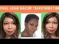 Asian Transformation Makeup Reaction