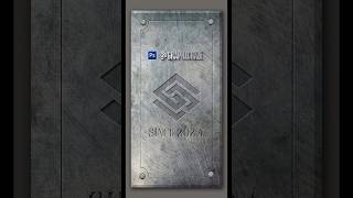 Engraved Metal Text Style Tutorial in Adobe Photoshop